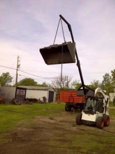 homemade boom for skid steer|skid steer jib boom.